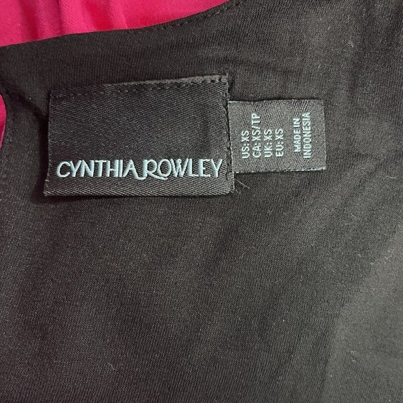 Cynthia Rowley Womens Dress Size Xs Color Pink Fit Flare Sleeveless - Picture 7 of 12